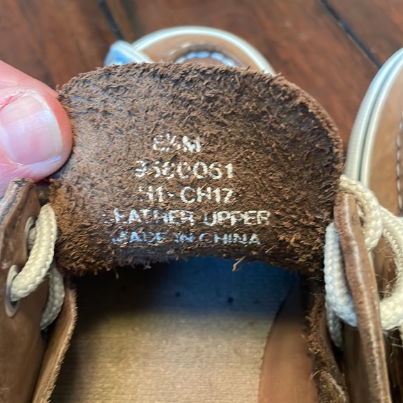 Sperry top-sider suede leather boat shoe size 8 1/2 - Picture 8 of 9